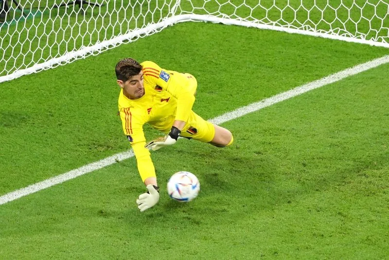 Thibaut Courtois là thủ môn chủ lực của thế hệ vàng bóng đá Bỉ qua nhiều kỳ World Cup.
